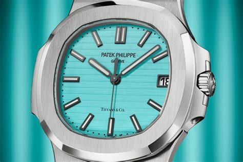 patek philippe nautilus watch with a tiffany-blue face|tiffany blue nautilus price.